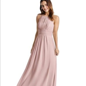 Azazie Dusty Rose Chiffon Dress